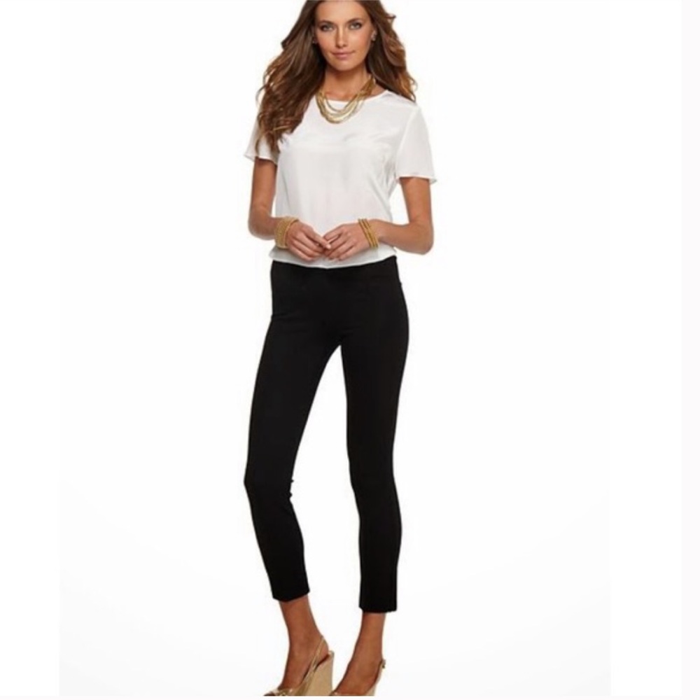 Lilly Pulitzer Black Travel Jean Size 0